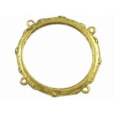 Ornament ring , servetring goudkleur 48 mm